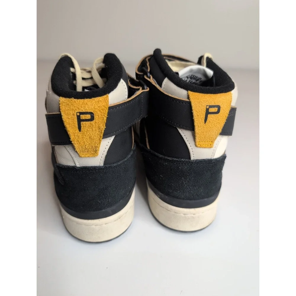 Adidas High Top Pensole Rare Sneakers Black Yellow GW9636 Mens 11.5